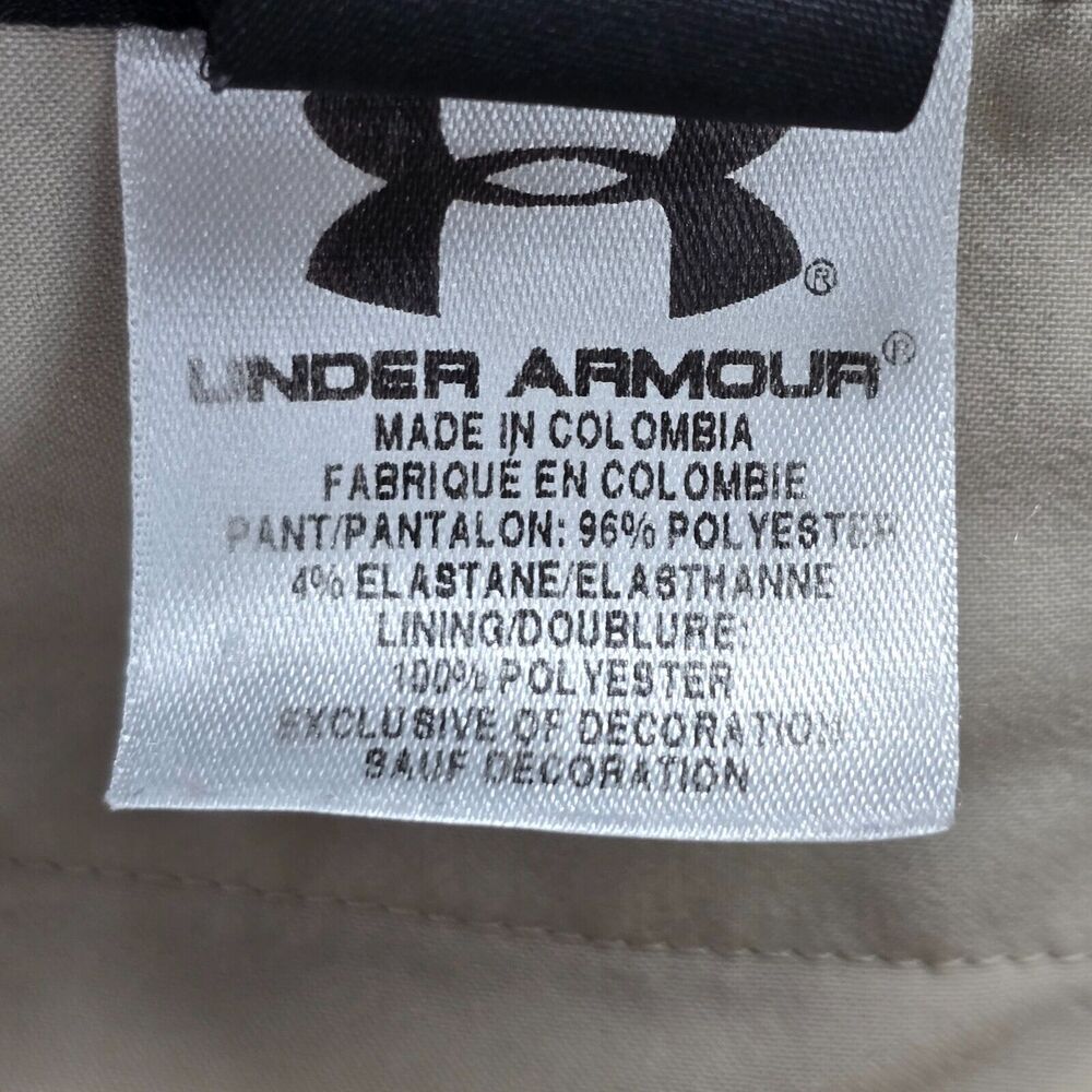 Under Armour Men's Beige Active Golf Pants Size 36x 30 - Picture 8 of 12